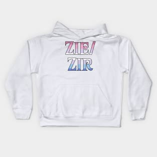 Bigender Zie/Zir Kids Hoodie